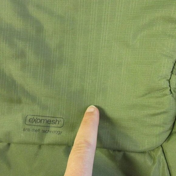 Pacsafe Venturesafe GII Briefcase Green Bag Crossbody Antitheft Exomesh 614 - Picture 3 of 16